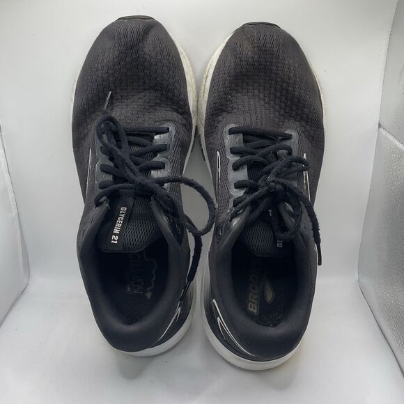 Brooks Glycerine 21 Men\'s Size 12 (D) Black Activewear Style Code 1104191D090